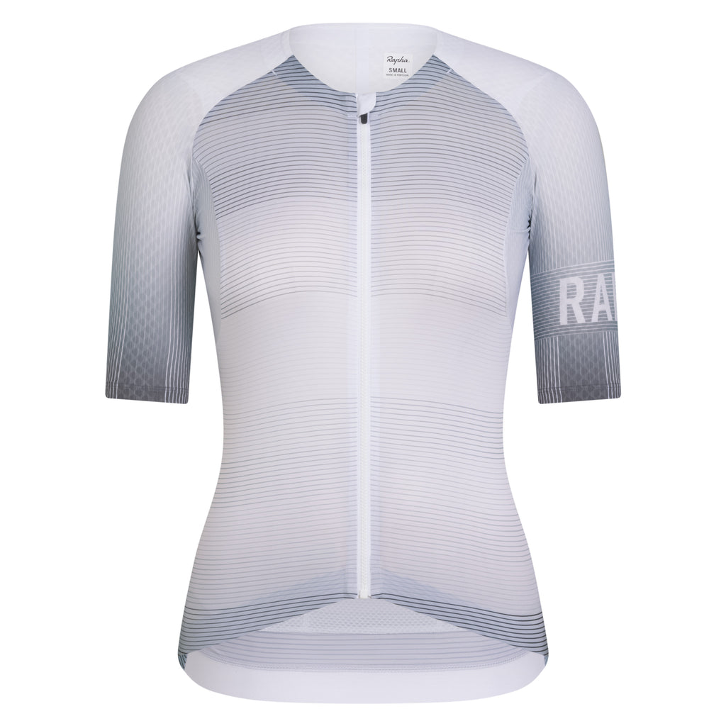 Women's Pro Team Aero Jersey - Lightspeed - White