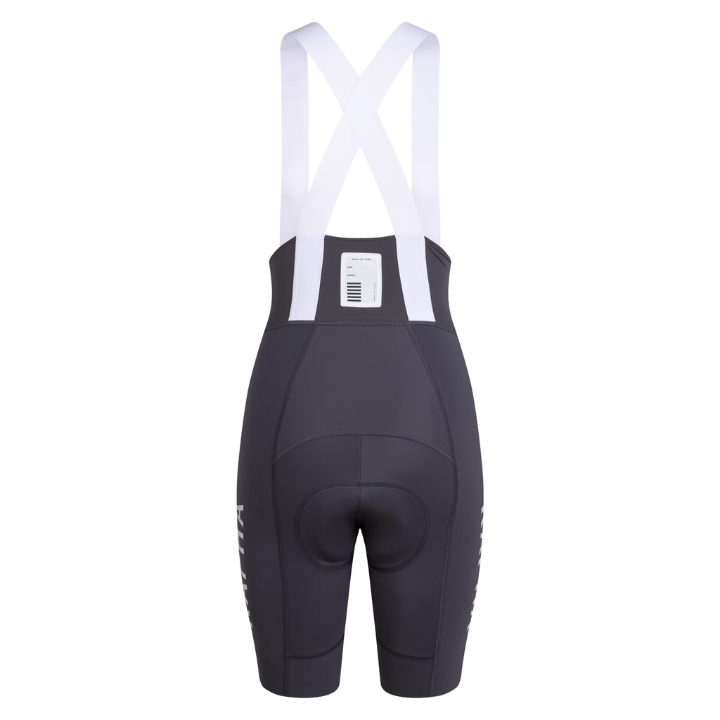 Women's Pro Team Bib Shorts III - Lightspeed - Iron Grey/White