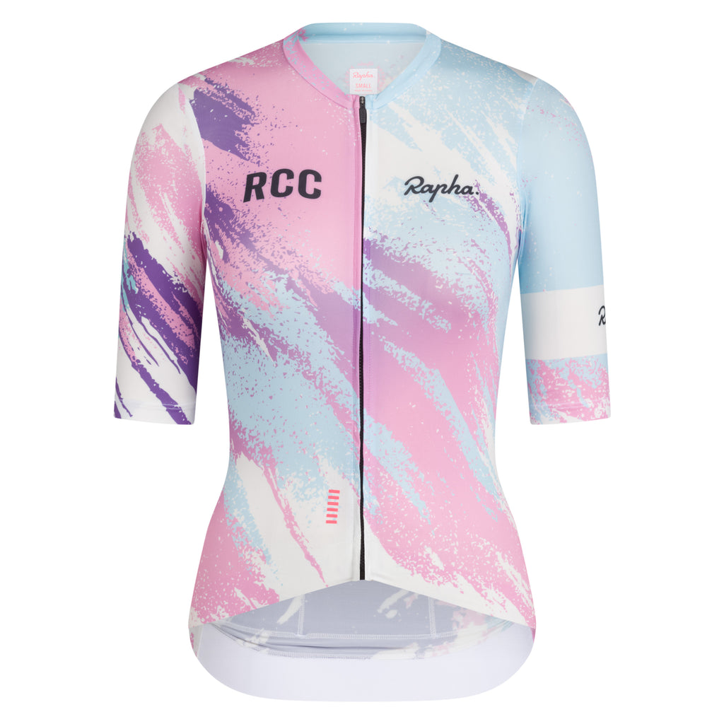 Women's Pro Team Rouleur Jersey - RCC Switch Out - Smooth Pink/Clear Blue