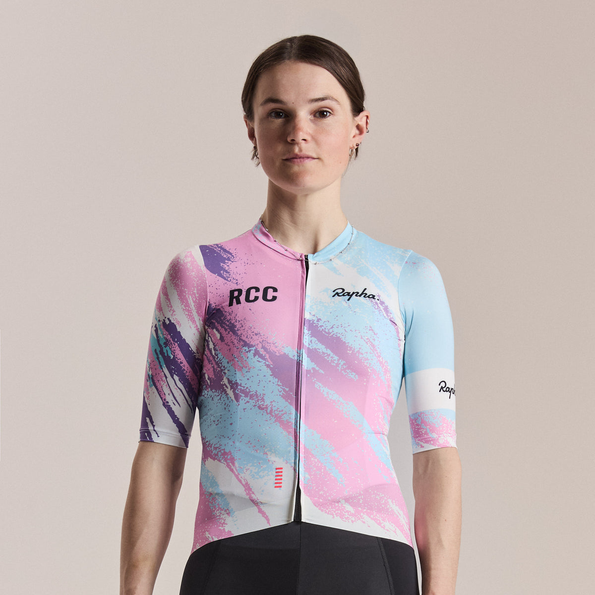Women's Pro Team Rouleur Jersey - RCC Switch Out - Smooth Pink/Clear Blue