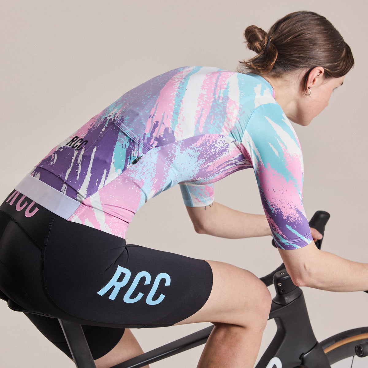 Women's Pro Team Rouleur Jersey - RCC Switch Out - Smooth Pink/Clear Blue