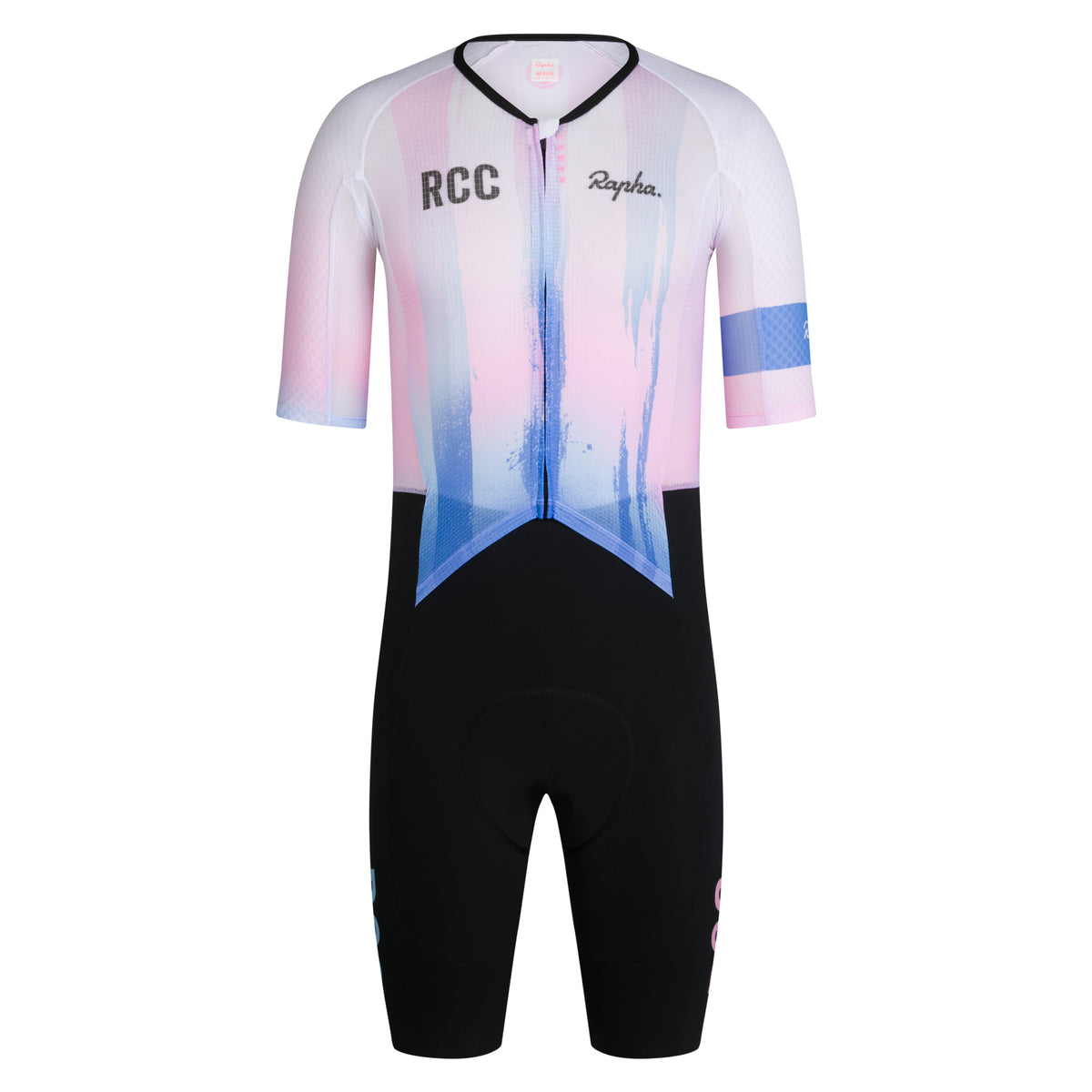 Men's Pro Team Summer Roadsuit - RCC Switch Out - Black/Smooth Pink