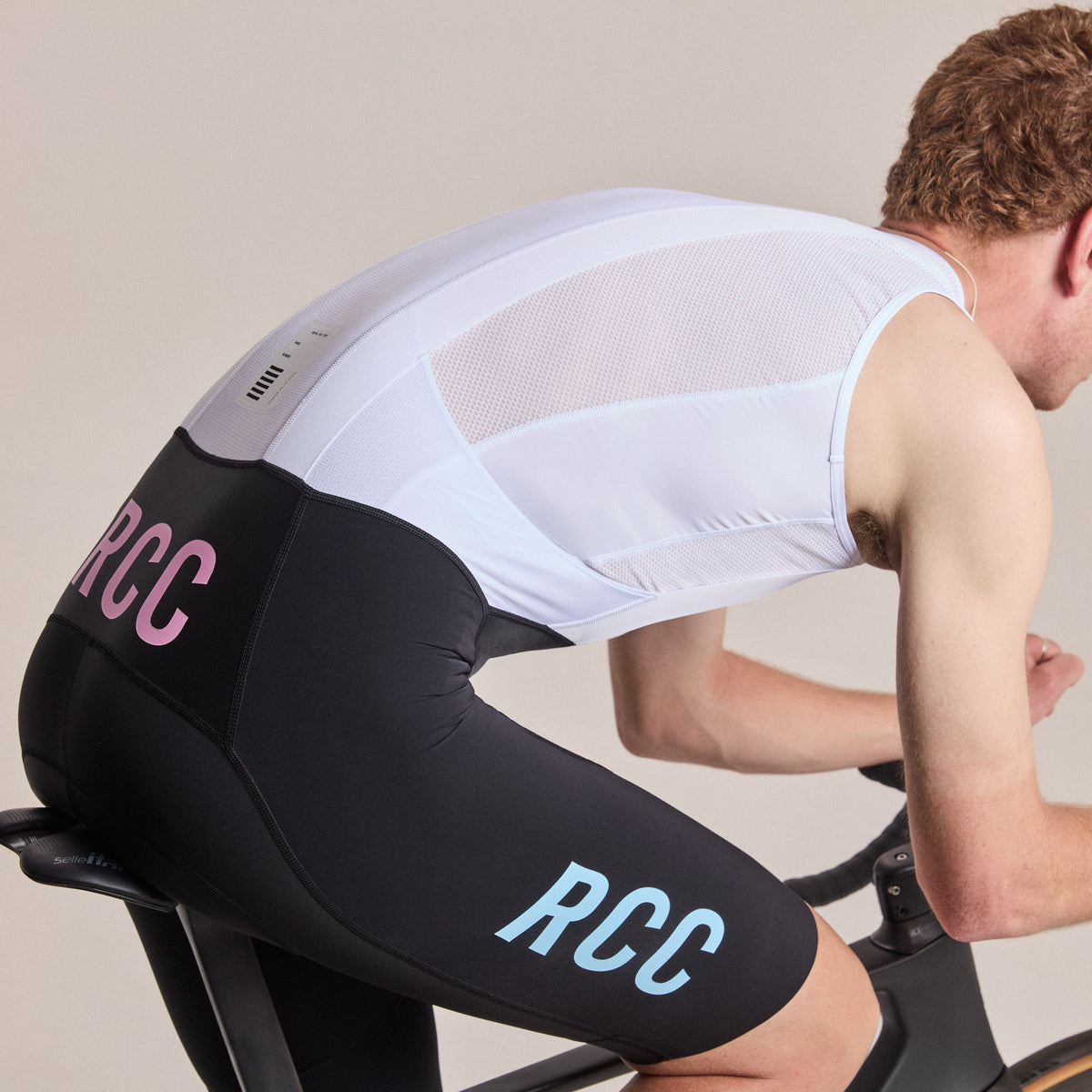 Men's Pro Team Bib Shorts III - RCC Switch Out - Black/Smooth Pink