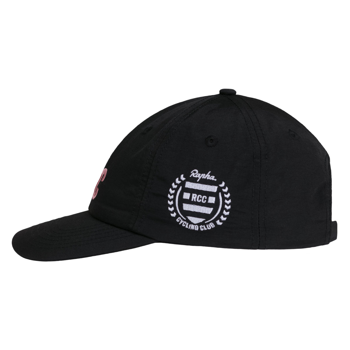 6 Panel Cap - RCC Switch Out - Black/Smooth Pink