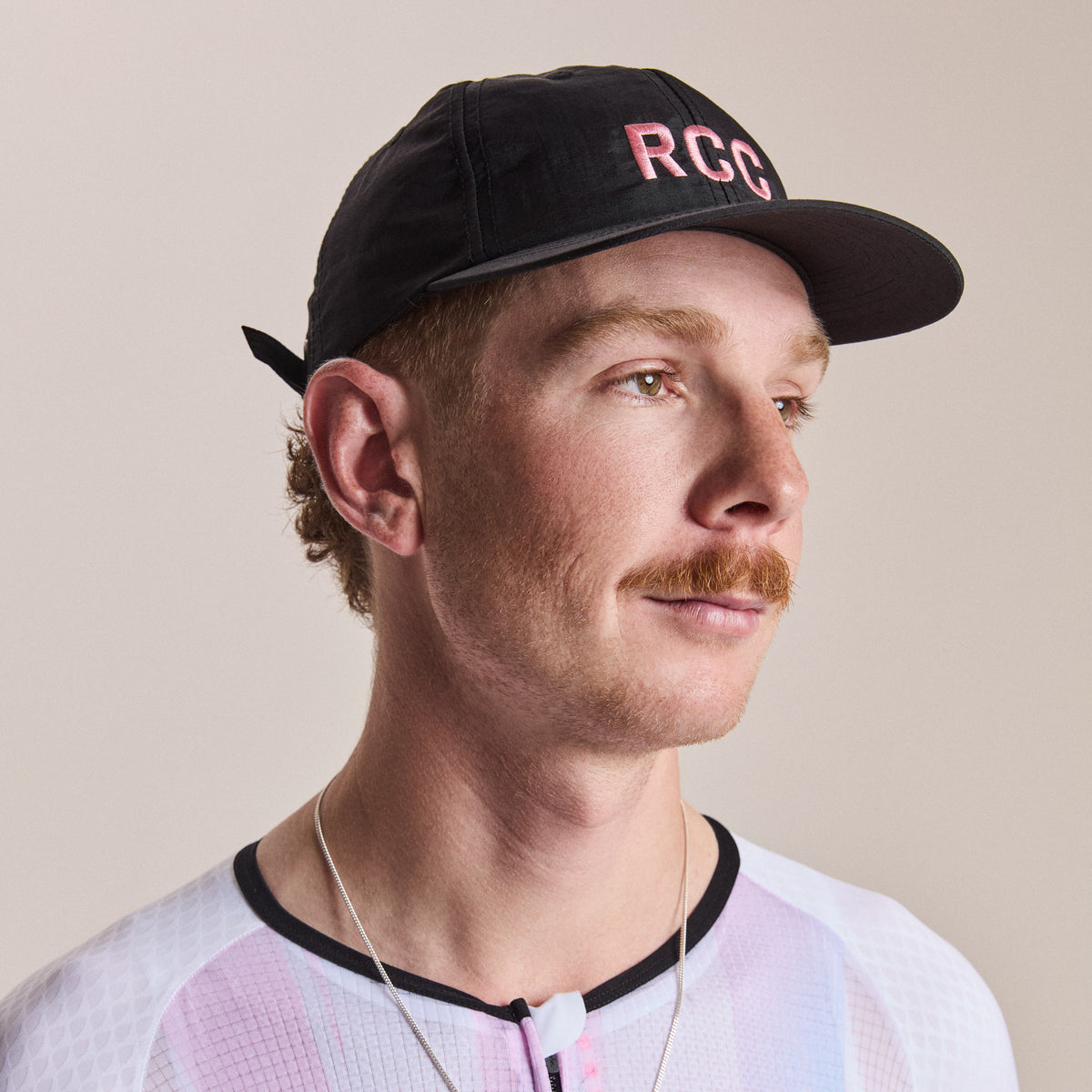 6 Panel Cap - RCC Switch Out - Black/Smooth Pink