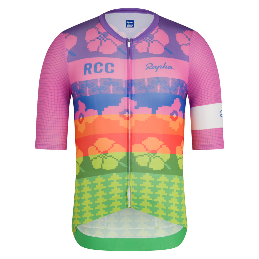 RCC + Yinka Ilori Men's Pro Team Rouleur Jersey - Multicolour