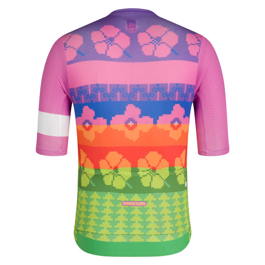 RCC + Yinka Ilori Men's Pro Team Rouleur Jersey - Multicolour