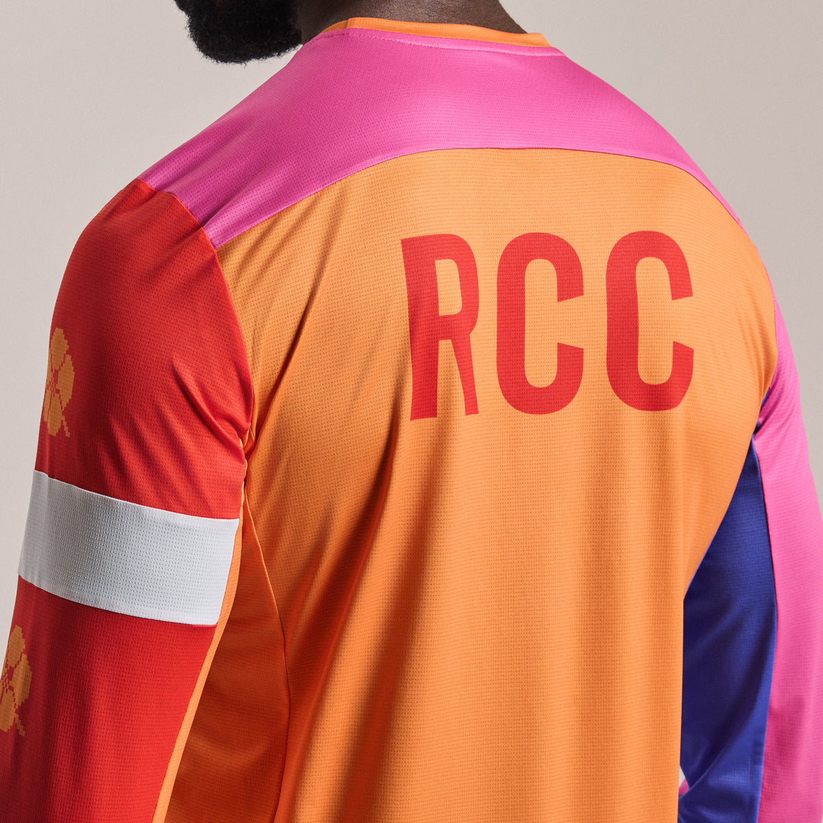 RCC + Yinka Ilori Men's Long Sleeve Tech Tee - Multicolour