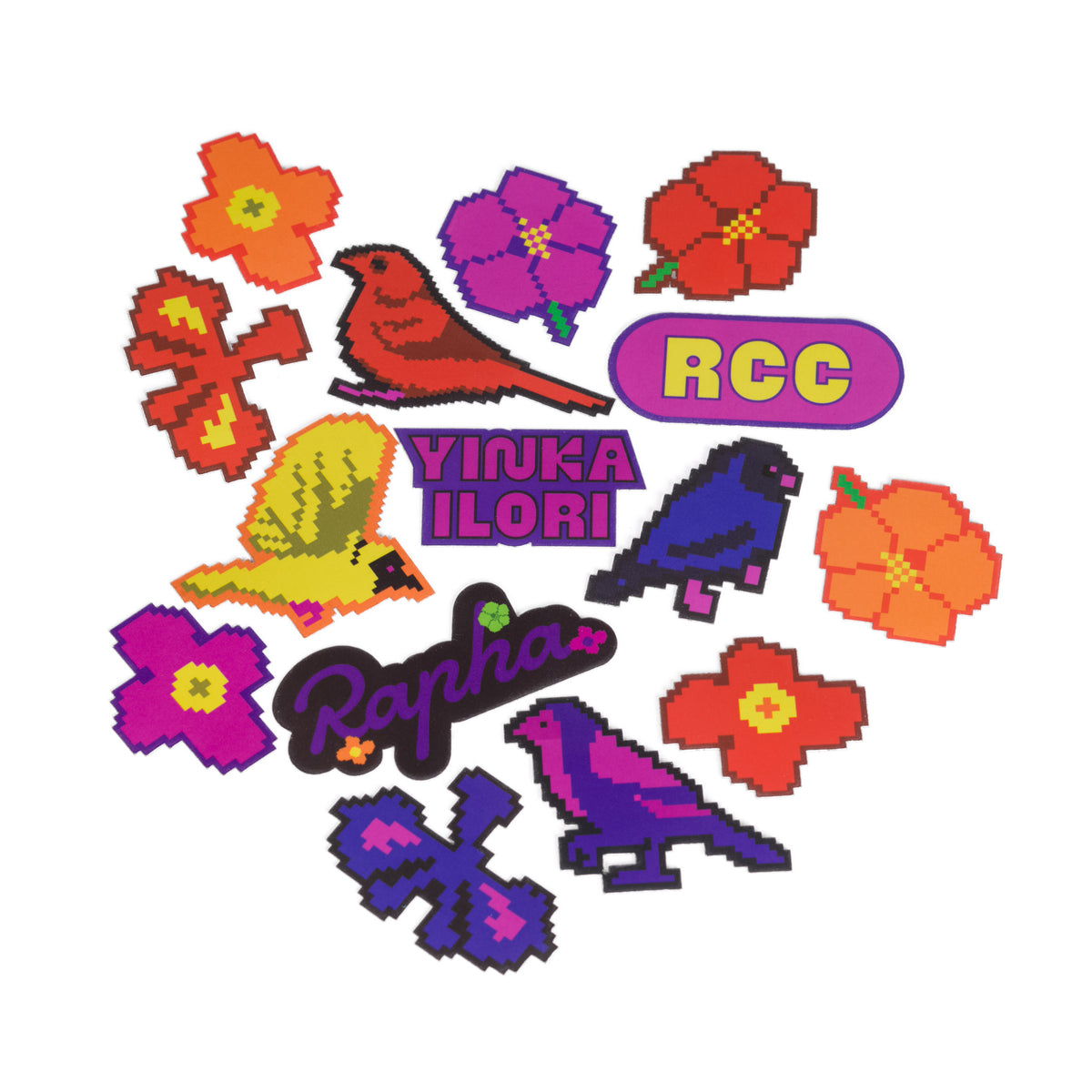 RCC + Yinka Ilori Sticker Pack - Multicolour
