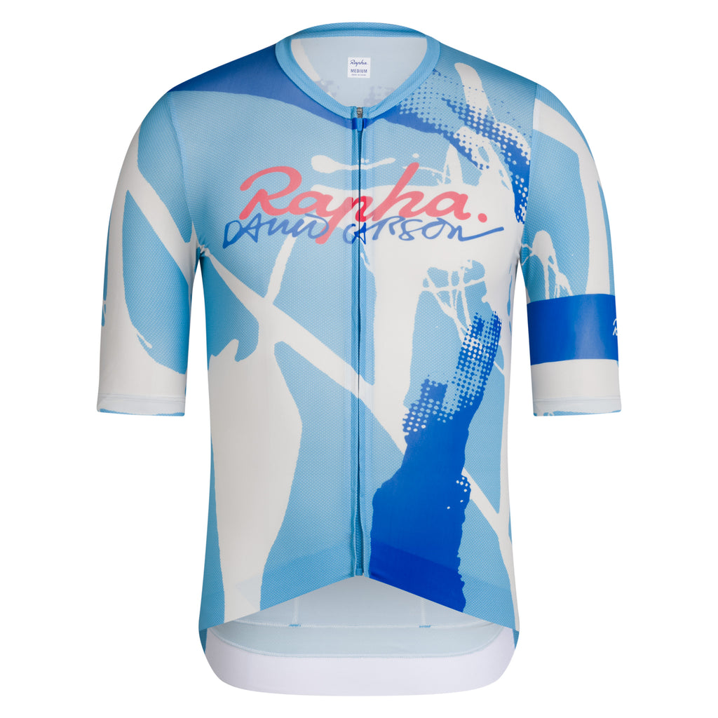 Rapha + David Carson Men's Pro Team Rouleur Jersey - Cornflower/Cobalt
