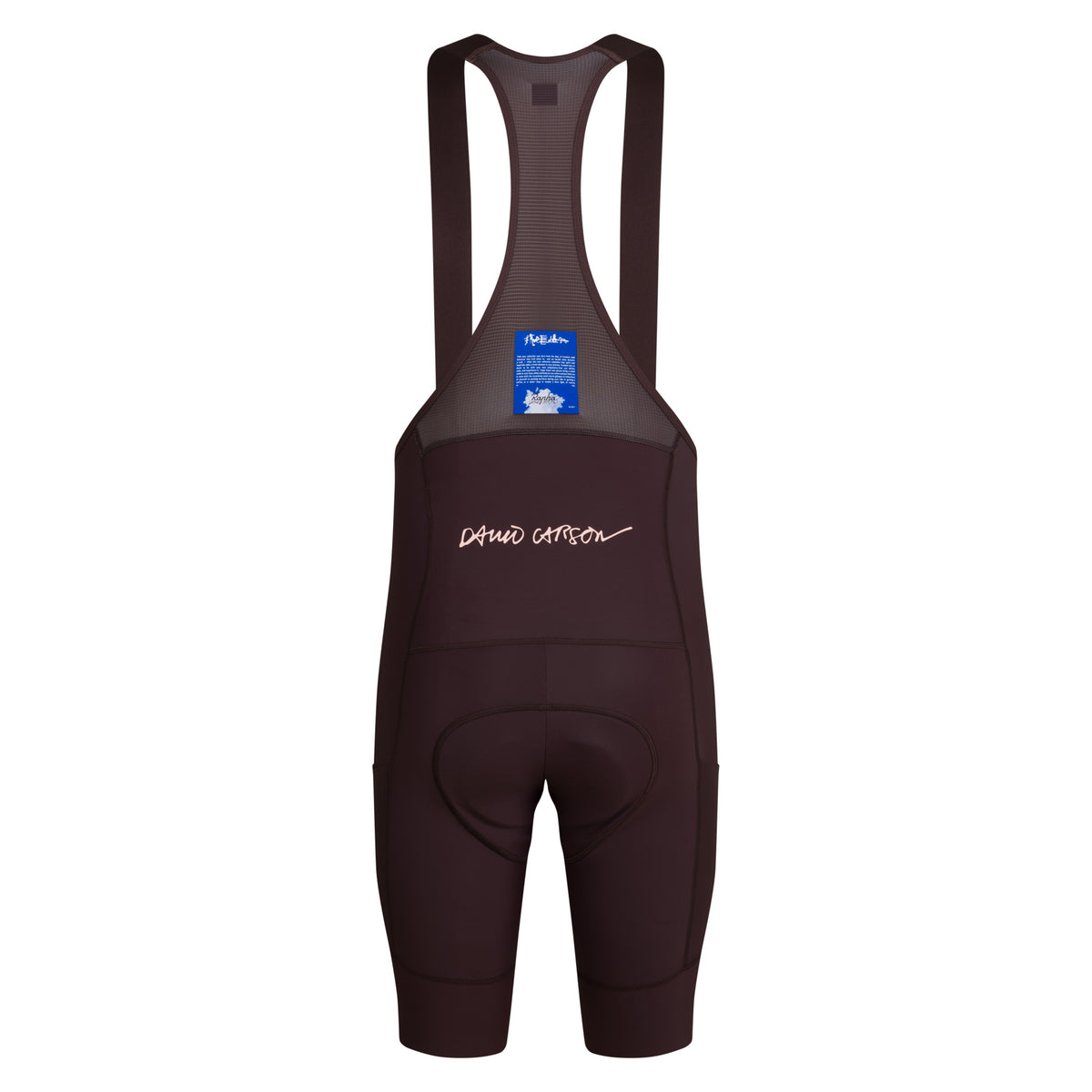 Rapha + David Carson Men's Pro Team Cargo Bib Shorts - Chocolate/Cobalt