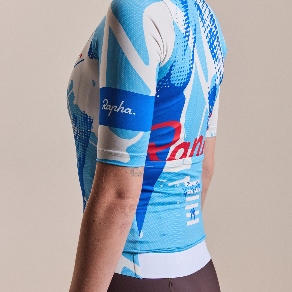 Rapha + David Carson Women's PT Rouleur Jersey - Cornflower/Cobalt