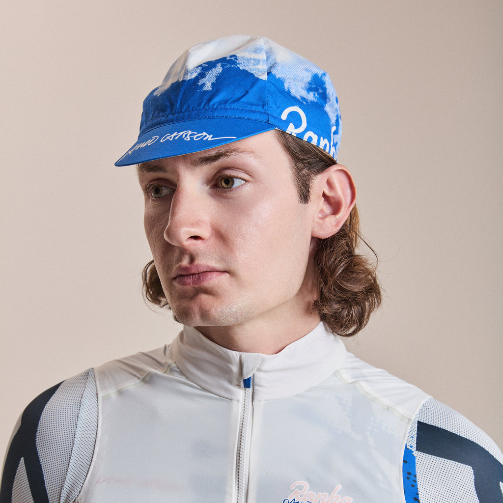 Rapha + David Carson Cap - Cobalt/Light Grey