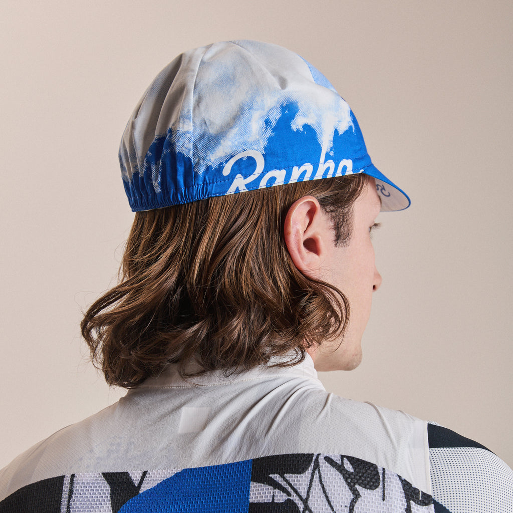 Rapha + David Carson Cap - Cobalt/Light Grey
