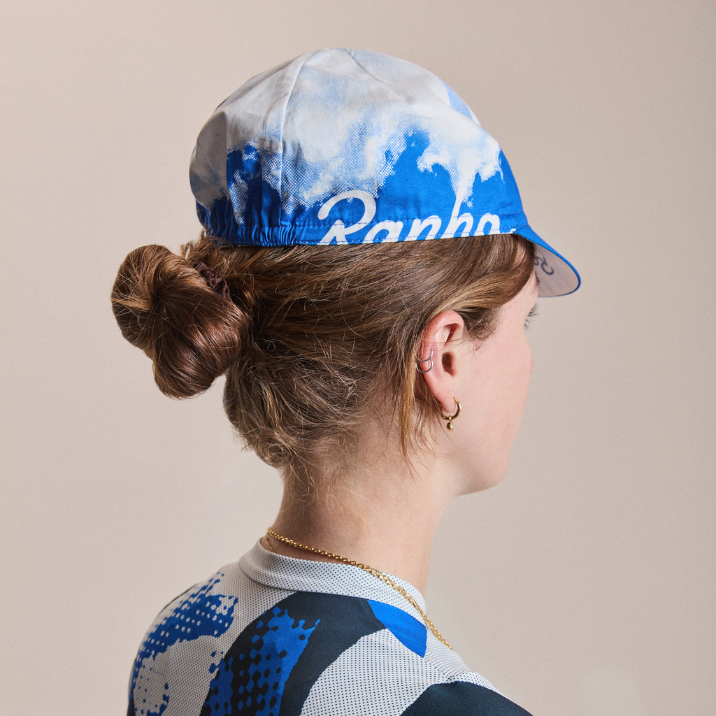 Rapha + David Carson Cap - Cobalt/Light Grey