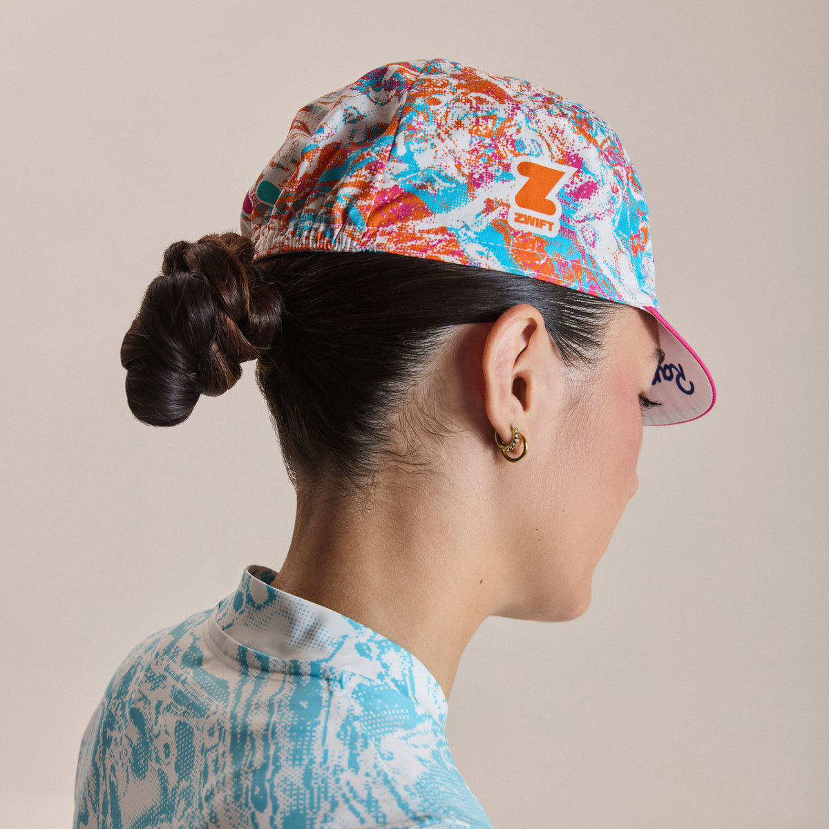 Rapha + Zwift W100 Rapha Cap II - Multicolour