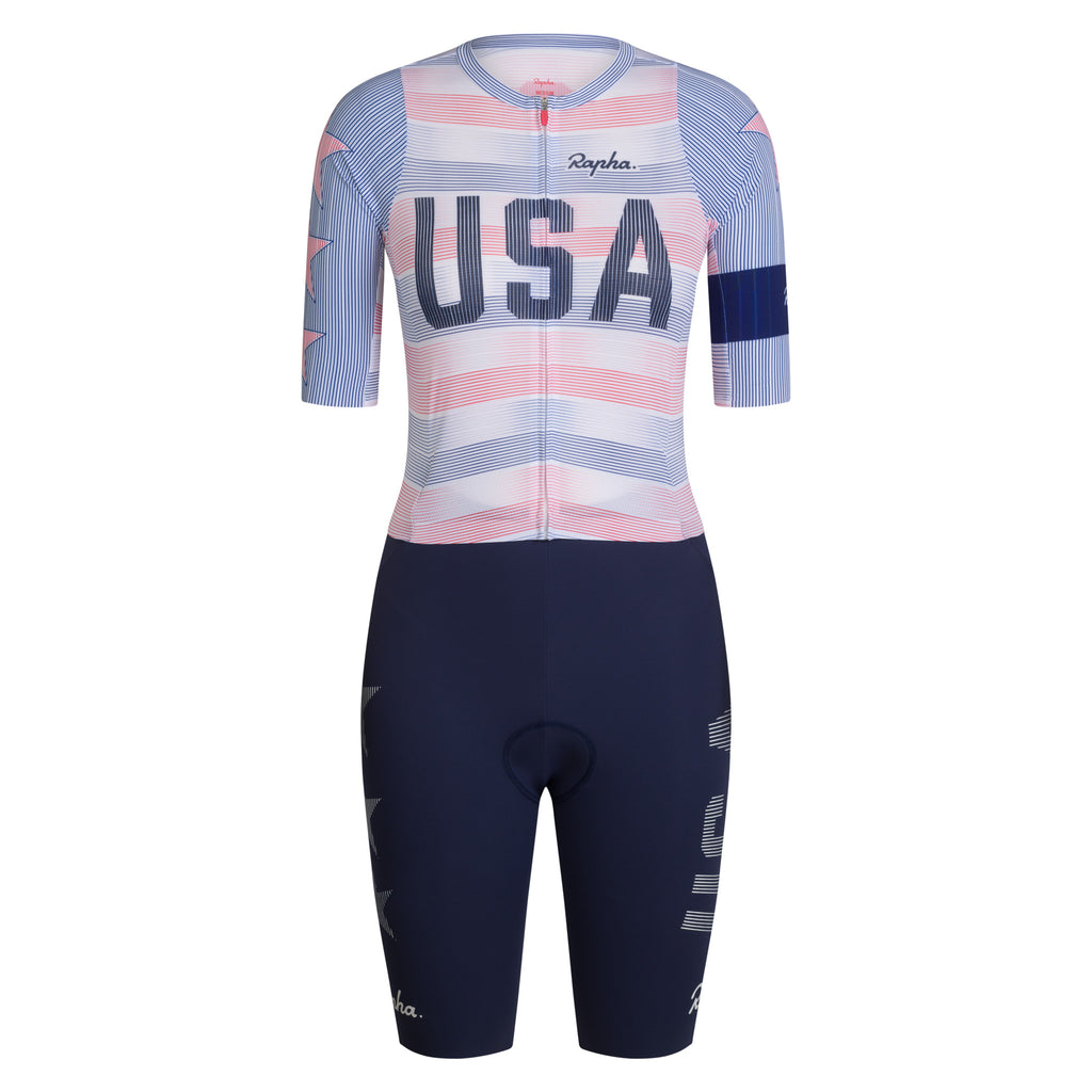USA National - Women's Pro Team Racesuit - Multicolour
