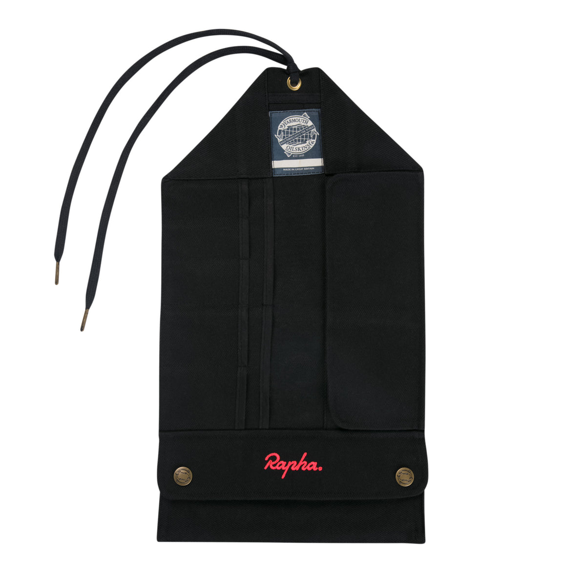 Rapha x Yarmouth Oilskins Tool Roll - Black/High-Vis Pink