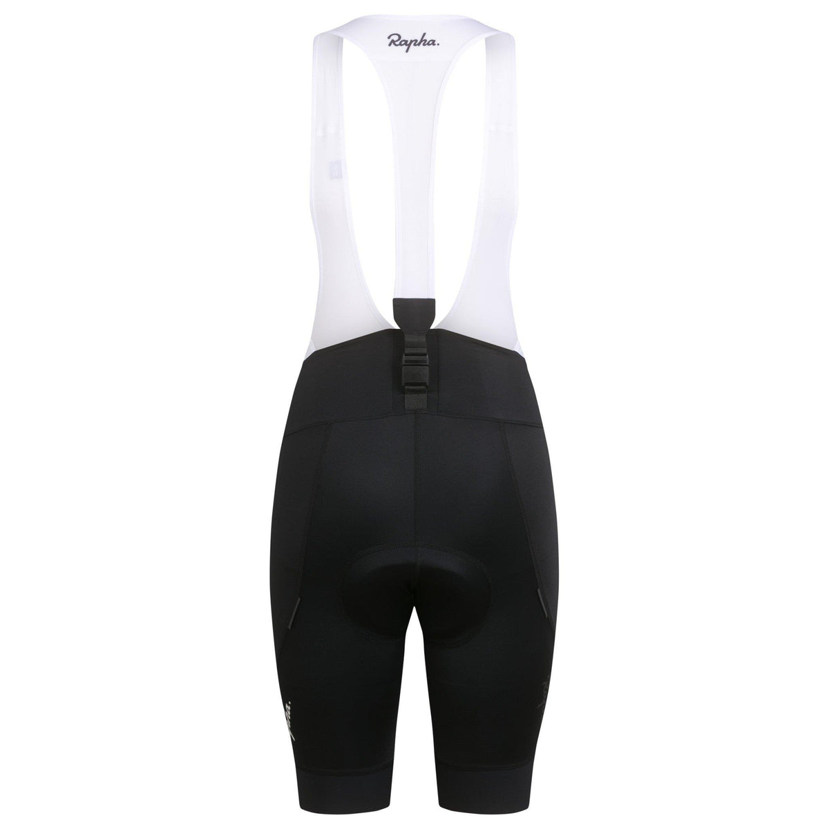 Women's Detachable Bib Shorts - Black/White