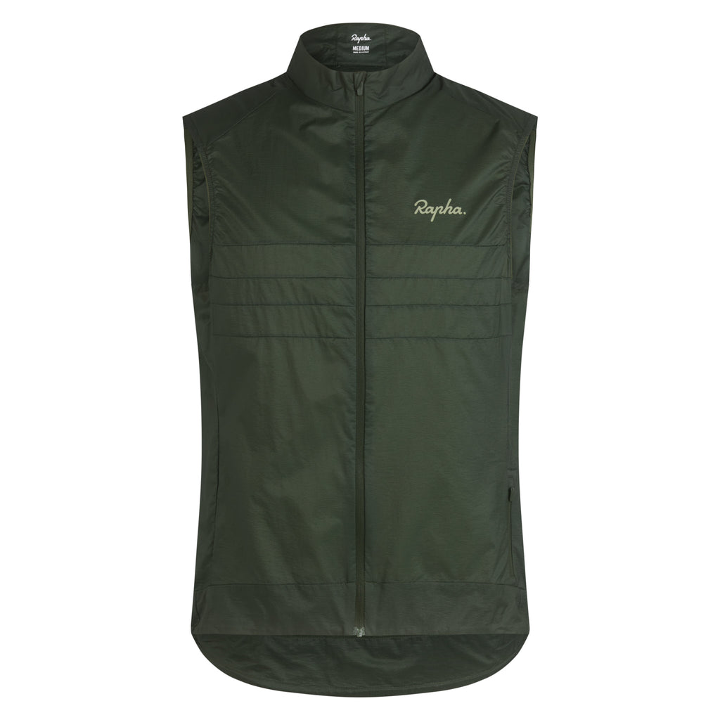 Men's Explore Lightweight Gilet - Deep Olive Green/Olive Green