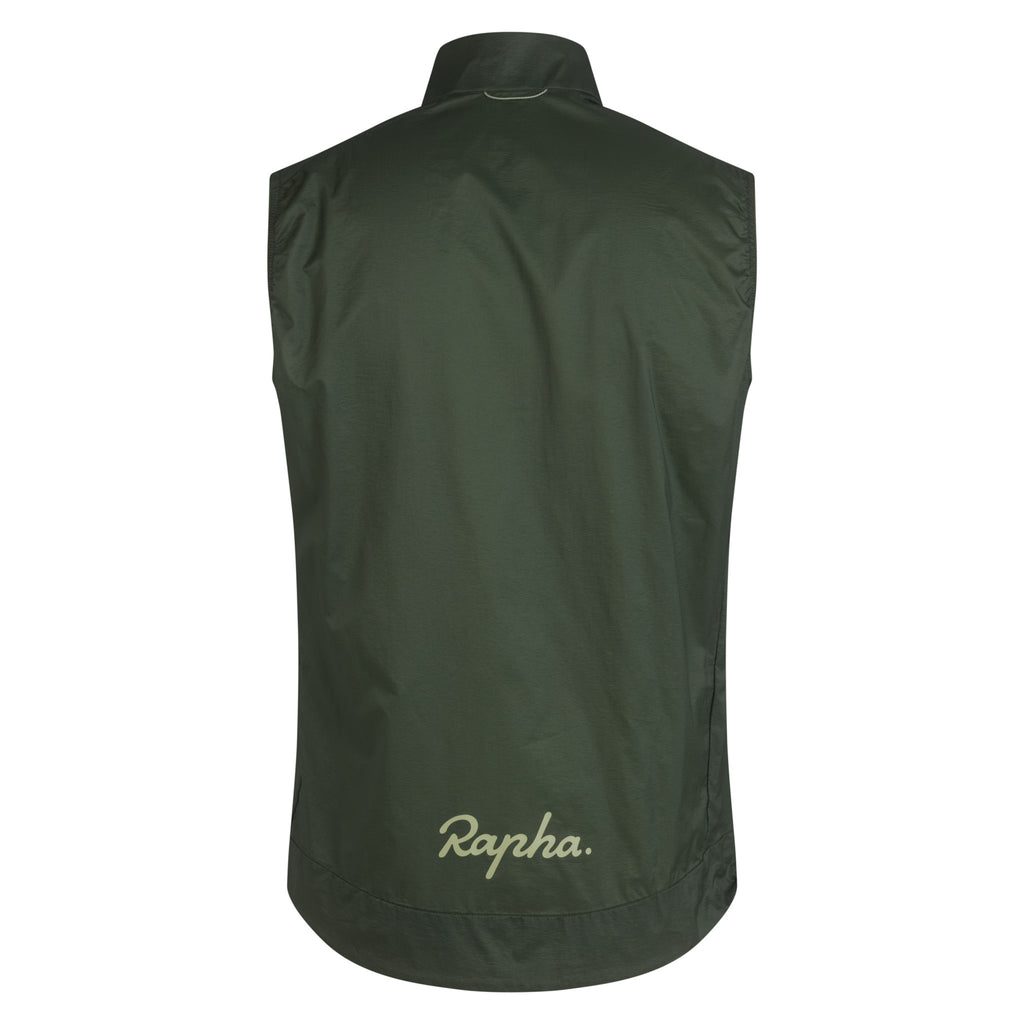 Men's Explore Lightweight Gilet - Deep Olive Green/Olive Green