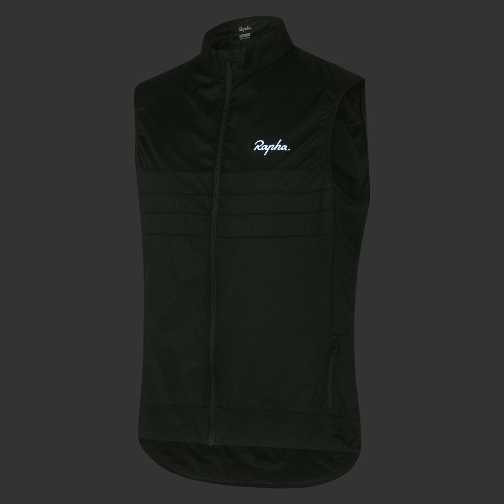 Men's Explore Lightweight Gilet - Deep Olive Green/Olive Green
