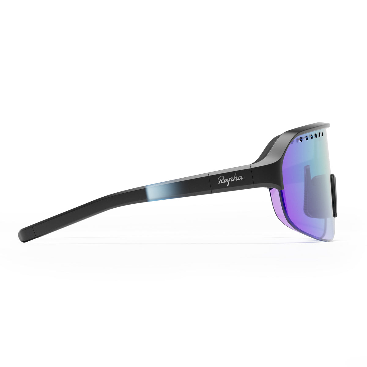 Rallar Glasses - Dark Navy/Purple Green Lens