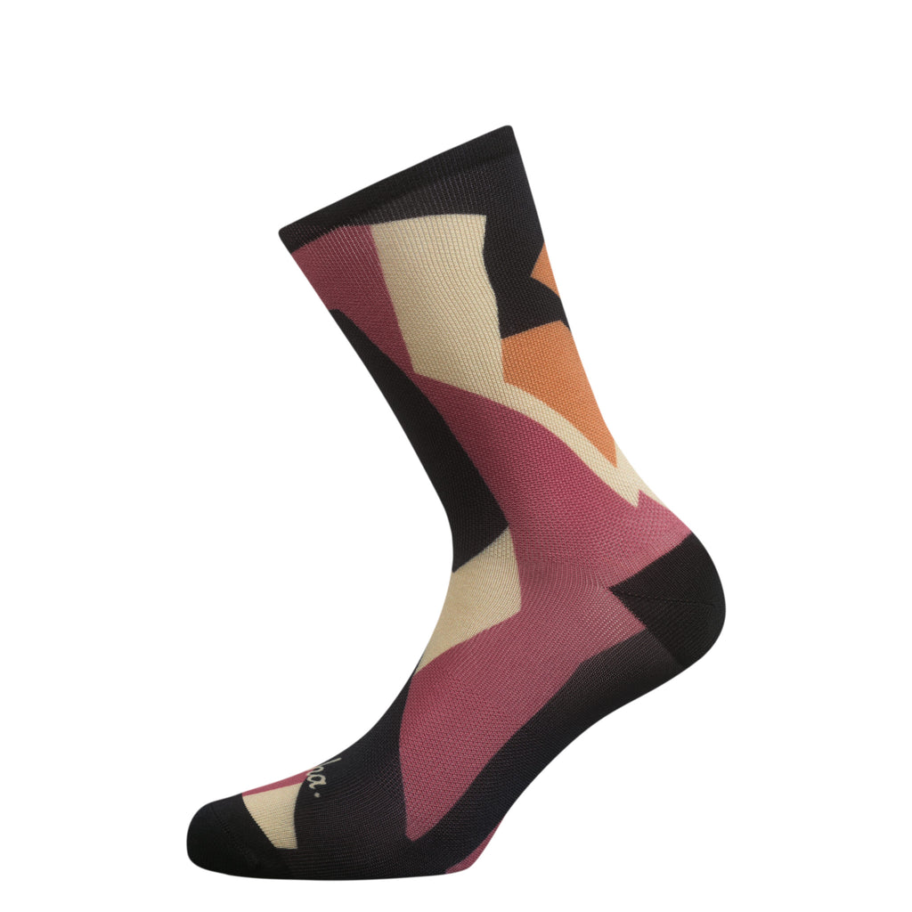 Graphic Socks - Rose Brown/Dusty Pink