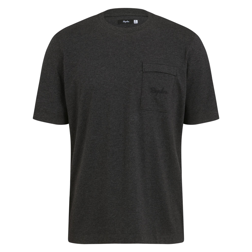 Men's Logo Pocket T-Shirt - Charcoal Marl/Black
