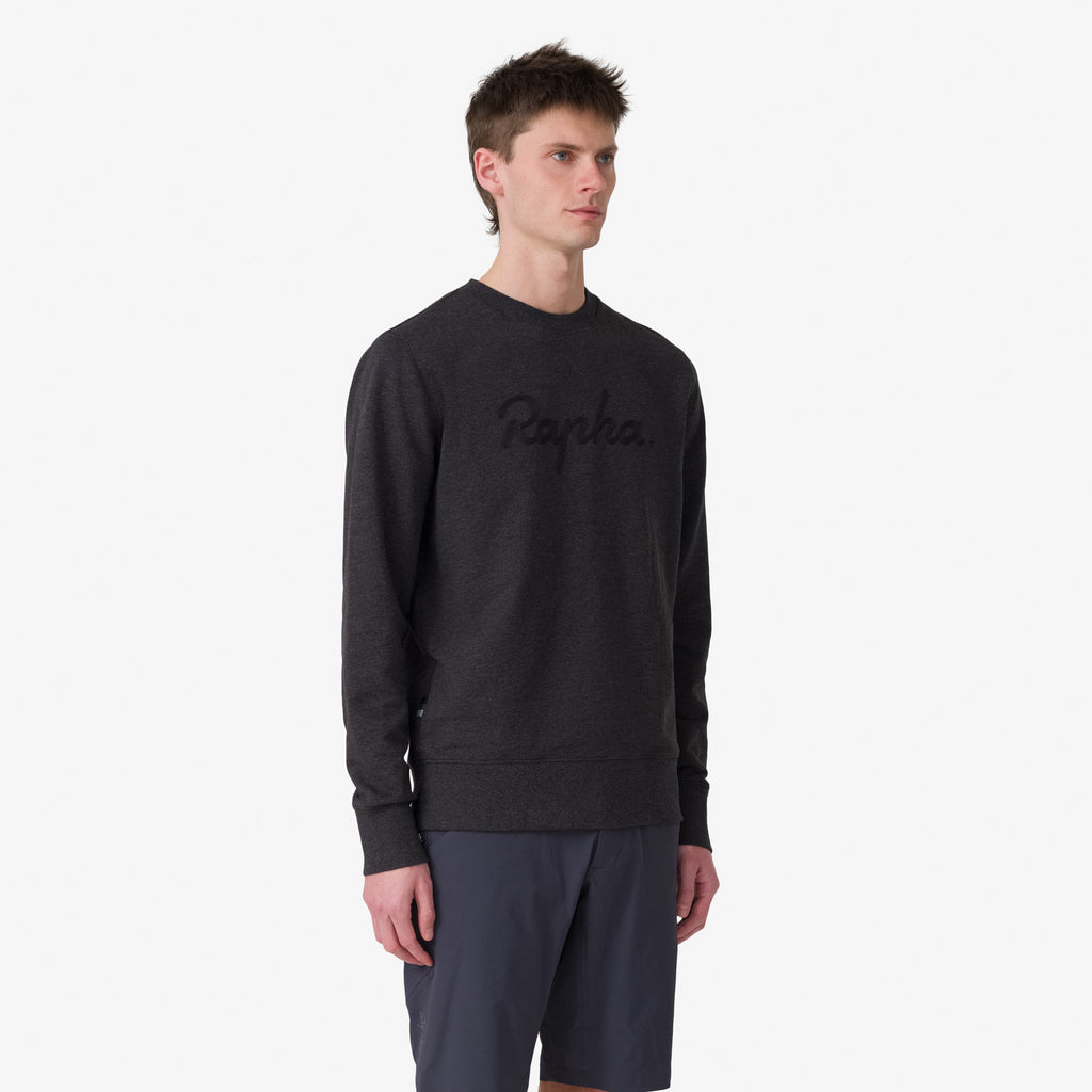 Men's Logo Sweatshirt - Charcoal Marl/Black