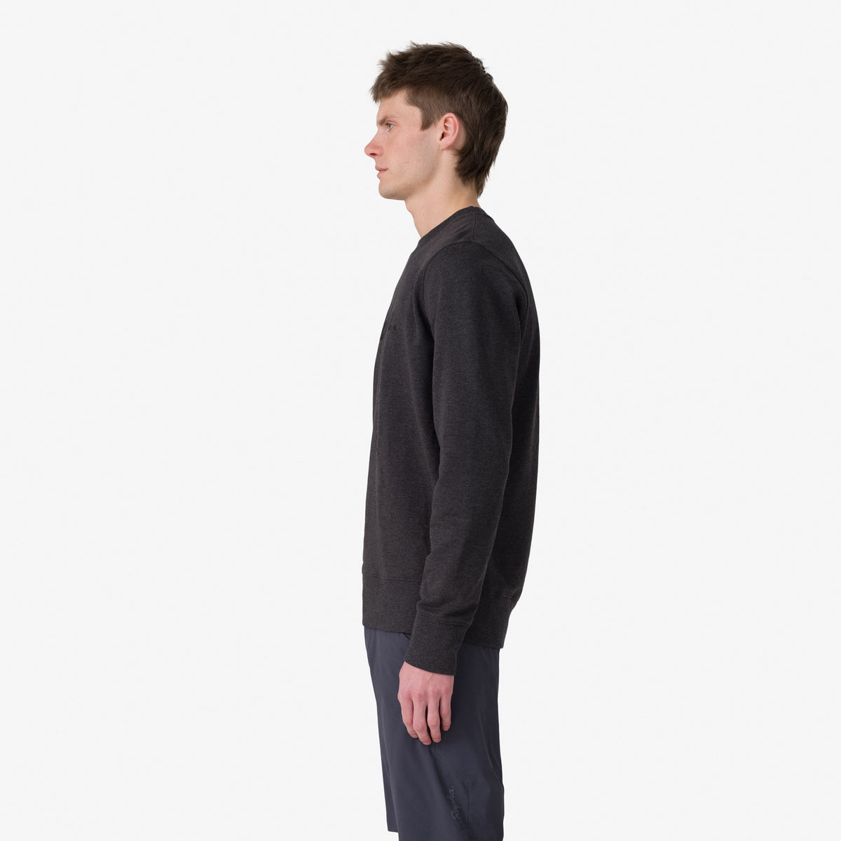 Men's Logo Sweatshirt - Charcoal Marl/Black