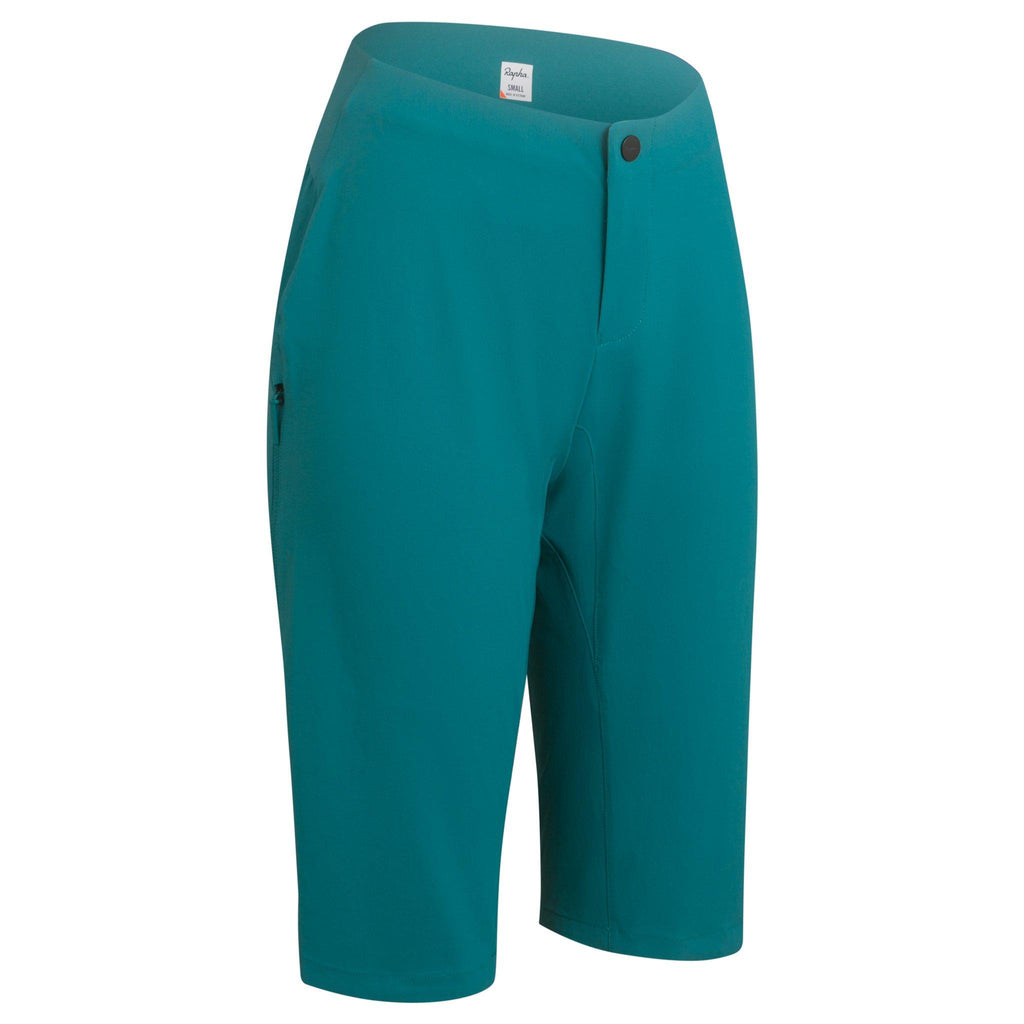 Women's Trail Shorts - Blue Green/Egg Shell