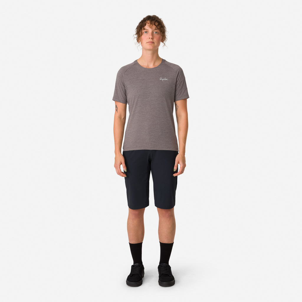 Women's Trail Cargo Shorts - Black/Grey
