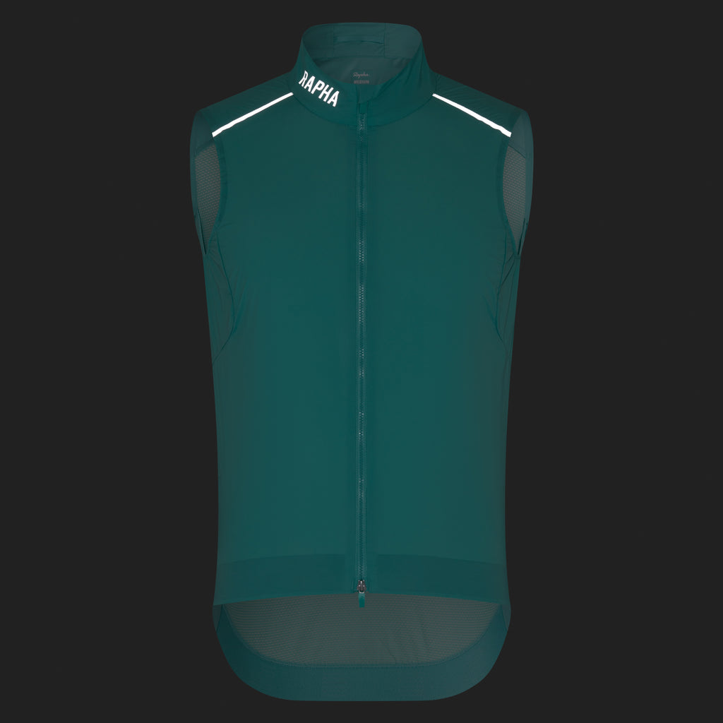 Men's Pro Team Gilet II - Lagoon/Silver Reflective