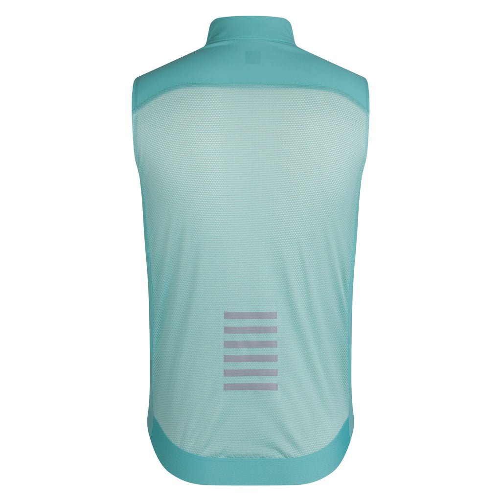 Men's Pro Team Gilet II - Lagoon/Silver Reflective