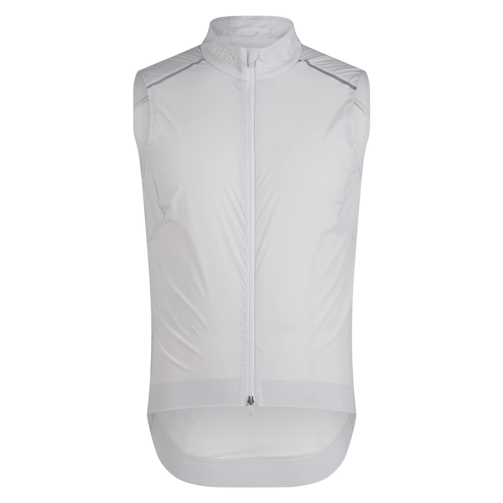 Men's Pro Team Gilet II - Silver/White