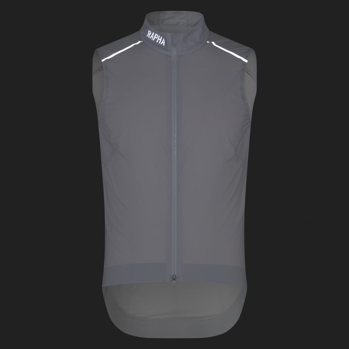 Men's Pro Team Gilet II - Silver/White