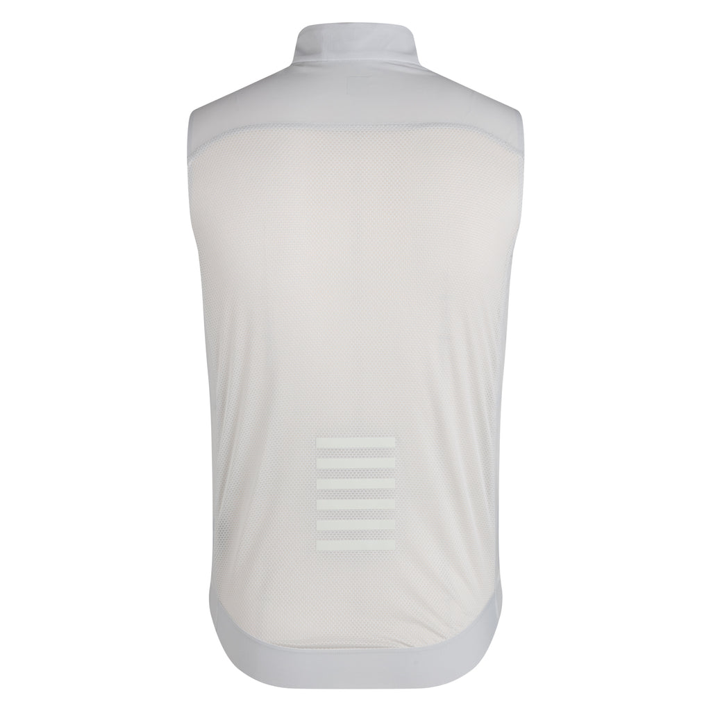 Men's Pro Team Gilet II - Silver/White
