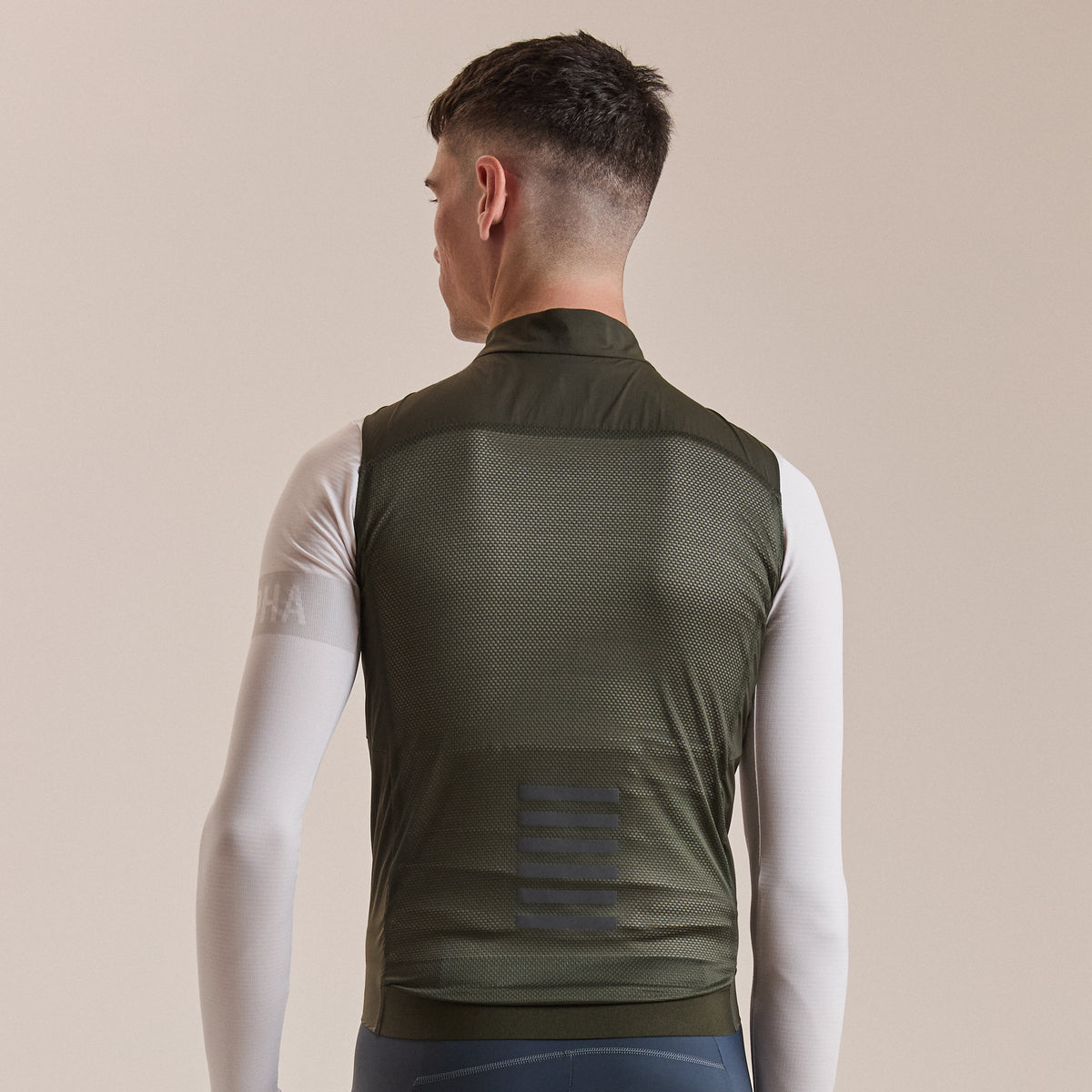 Men's Pro Team Gilet II - Bottle Green/Black