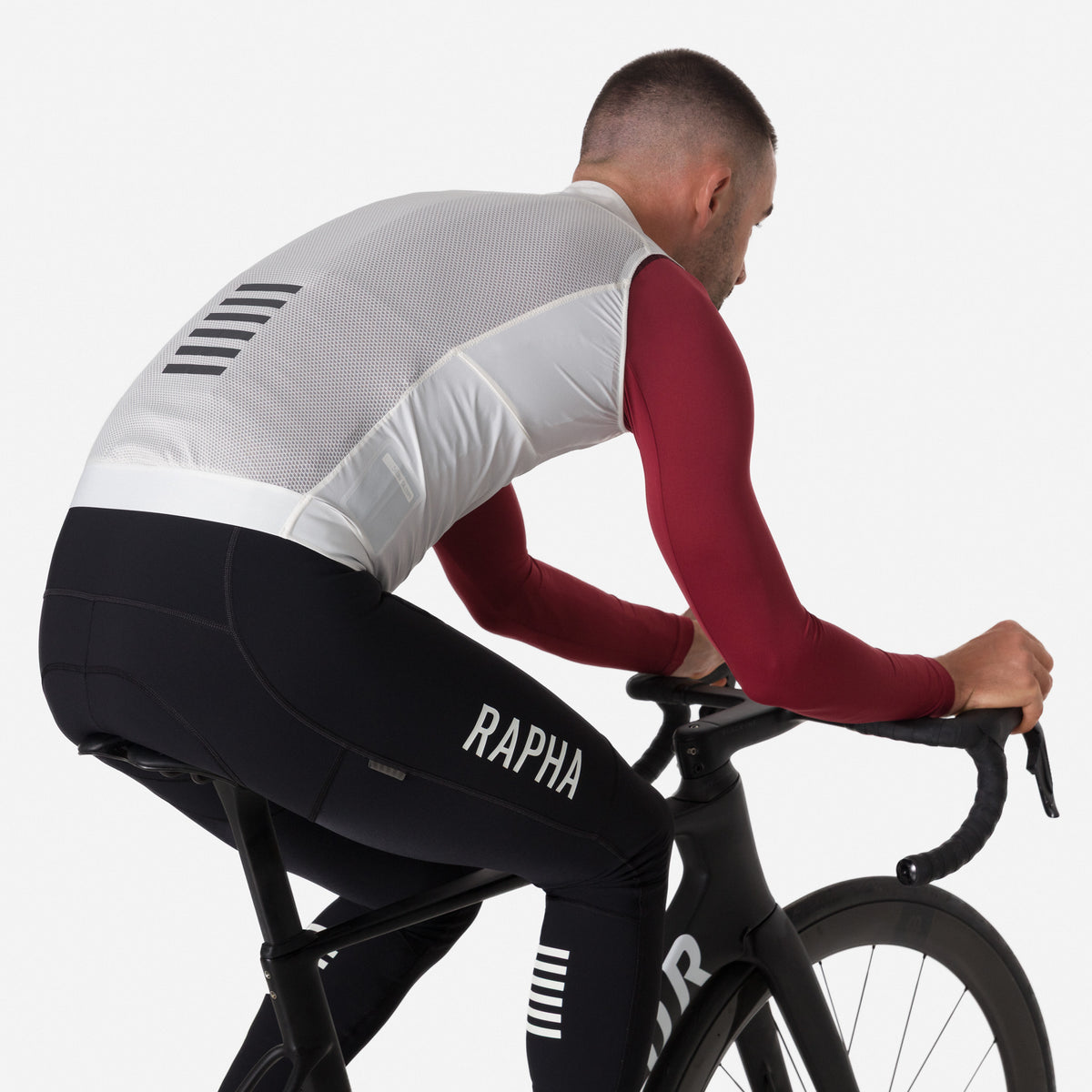Men's Pro Team Gilet II - White/Black