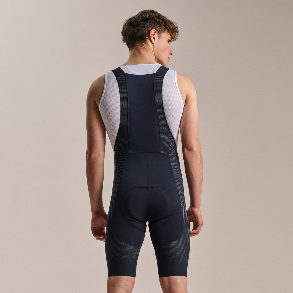 Men's Pro Team Powerweave Bib Shorts - Carbon/Silver