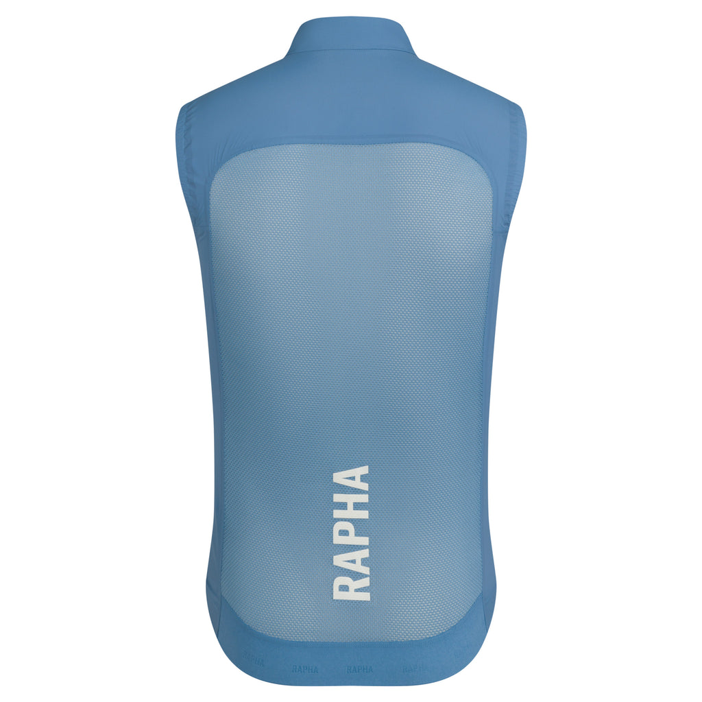 Men's Pro Team Lightweight Gilet - Dusted Blue/White