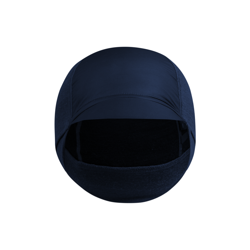 Peaked Merino Hat - Dark Navy