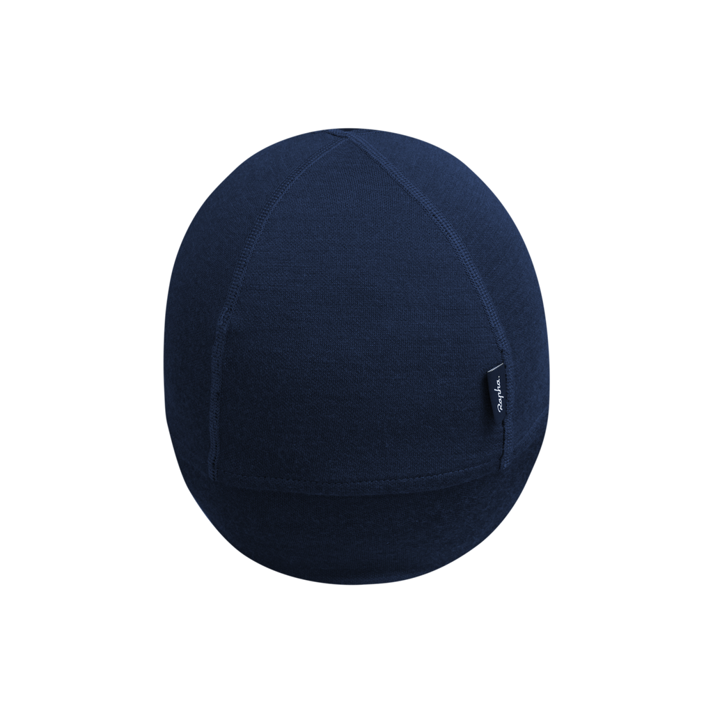 Peaked Merino Hat - Dark Navy