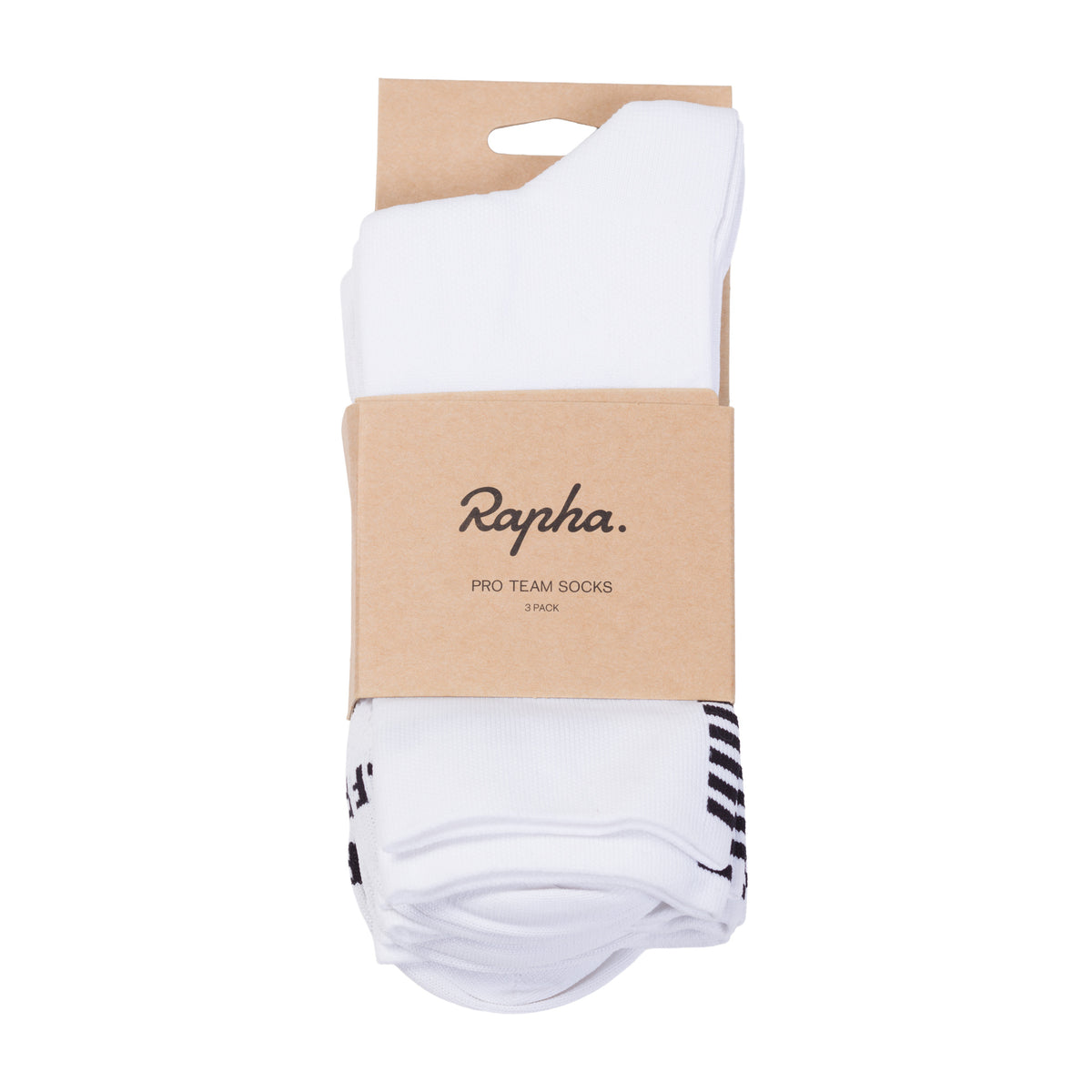 Pro Team Socks - Regular 3 Pack - White/Black