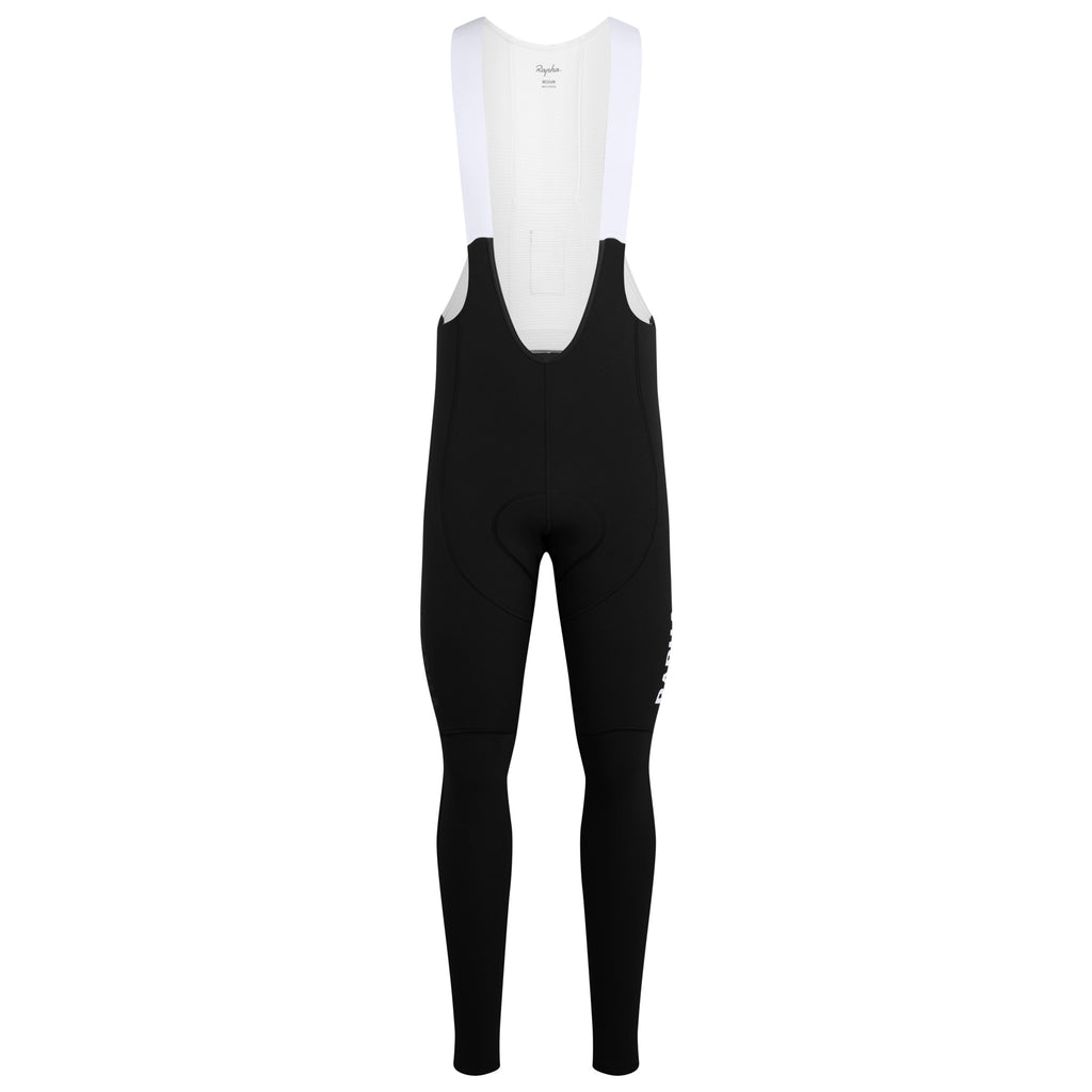 Men's Pro Team Winter Tights with Pad II - Black/White