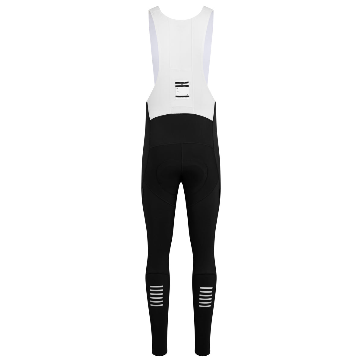 Men's Pro Team Winter Tights with Pad II - Black/White