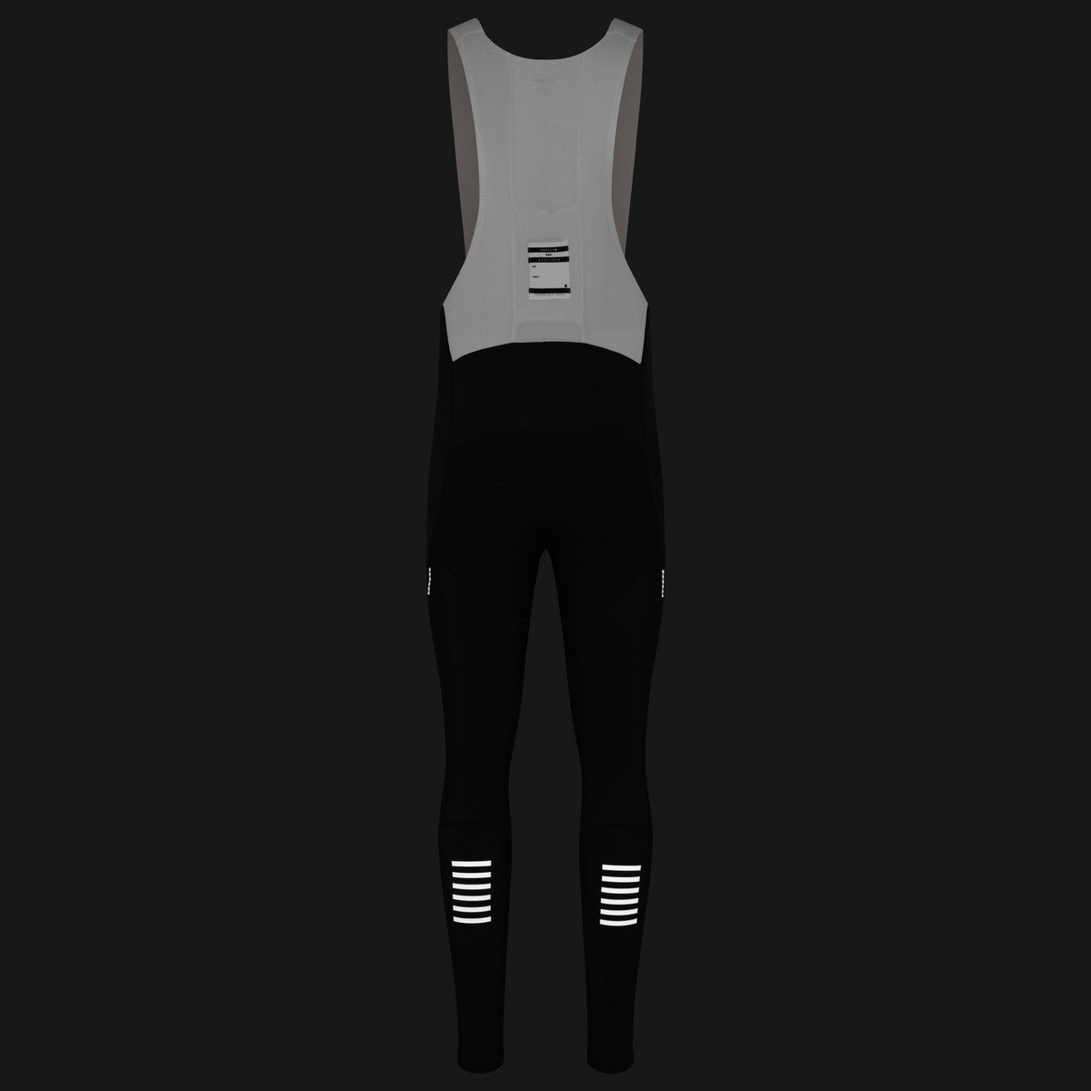 Men's Pro Team Winter Tights with Pad II - Black/White
