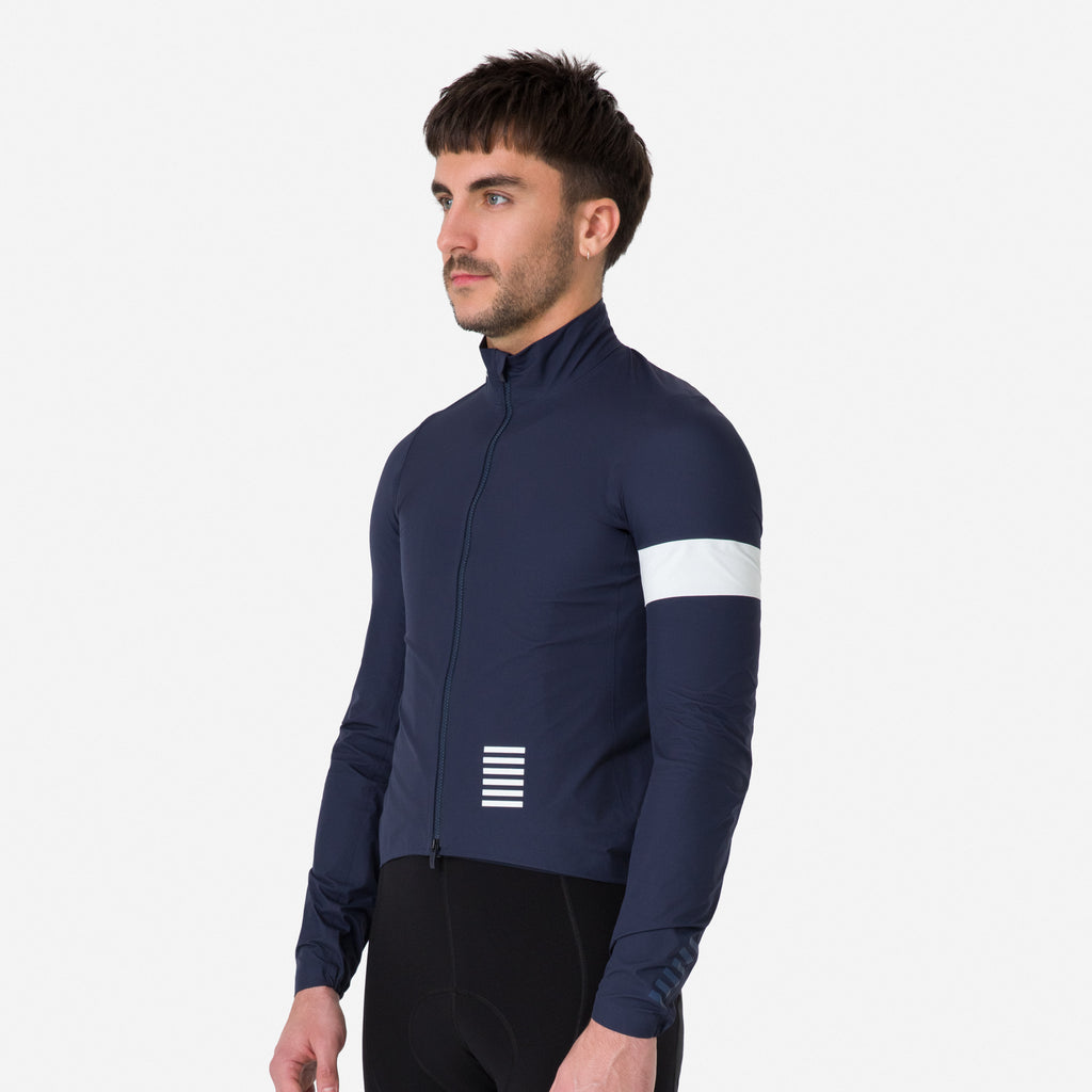 Men's Pro Team GORE-TEX Rain Jacket - Dark Navy/White