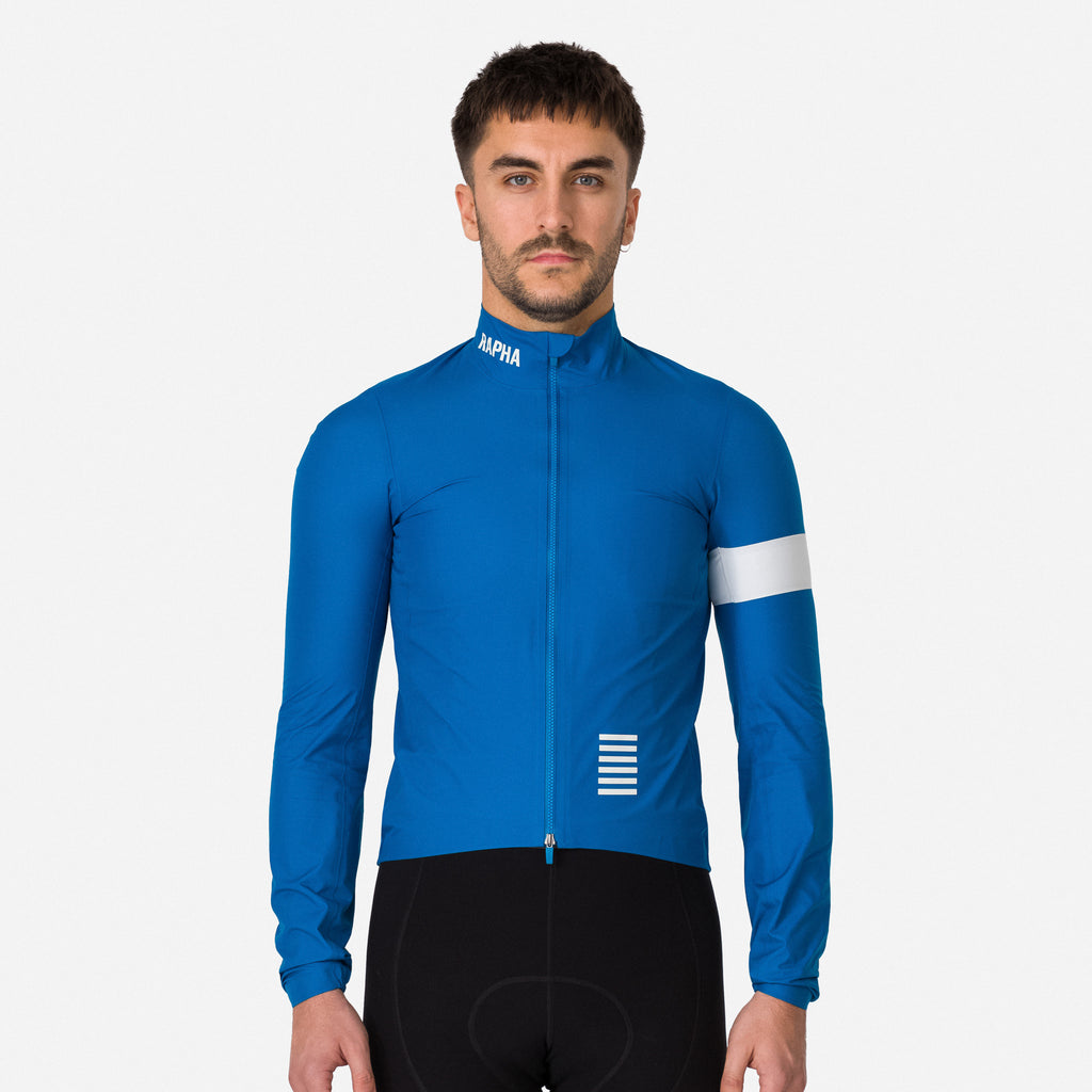 Men's Pro Team GORE-TEX Rain Jacket - Petrol Blue/White
